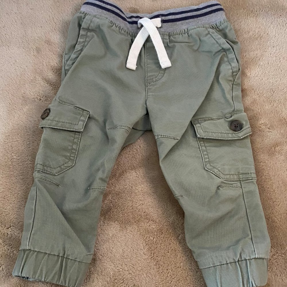 12 mos Boys Forest Green Joggers